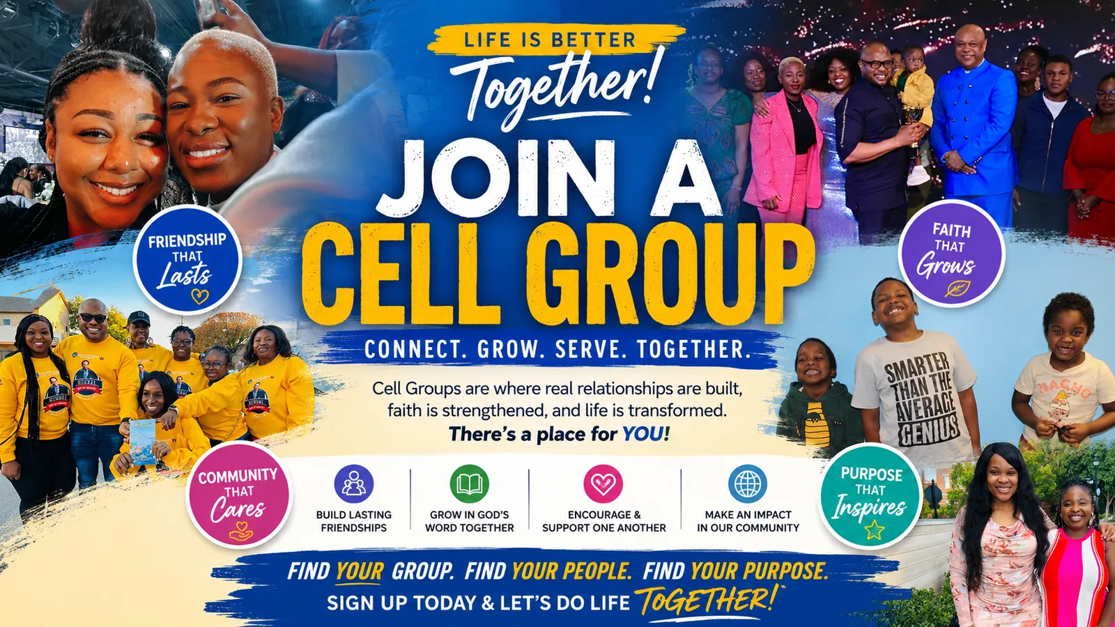 Members fellowshipping together in a cell meeting